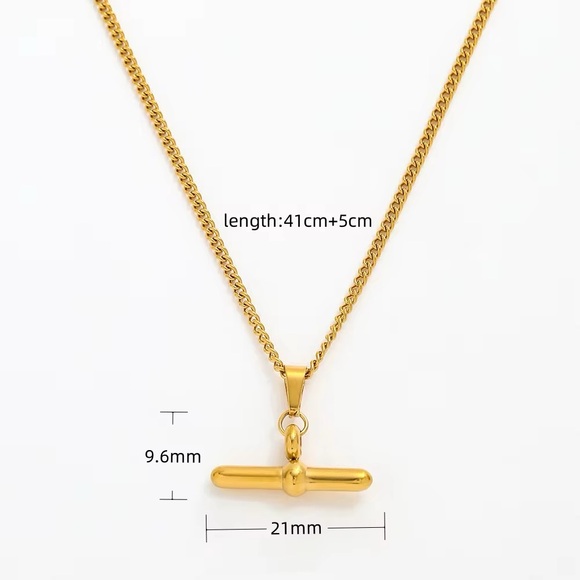 18K Gold Plated Necklace - Gold Jewelry - Picture 4 of 5